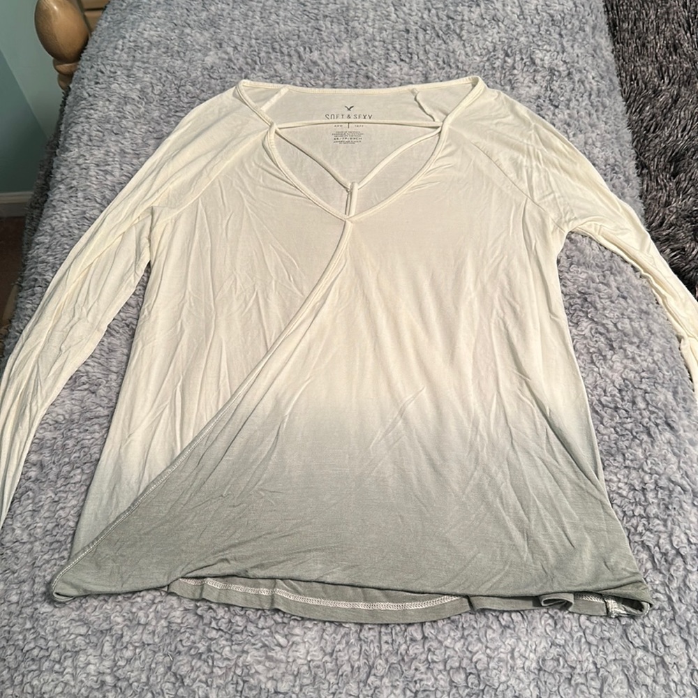 Gradient Long Sleeve Shirt